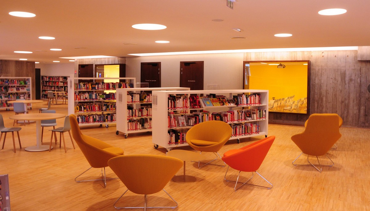 La bibliothèque Oscar Niemeyer du Havre. (Bruno Texier)