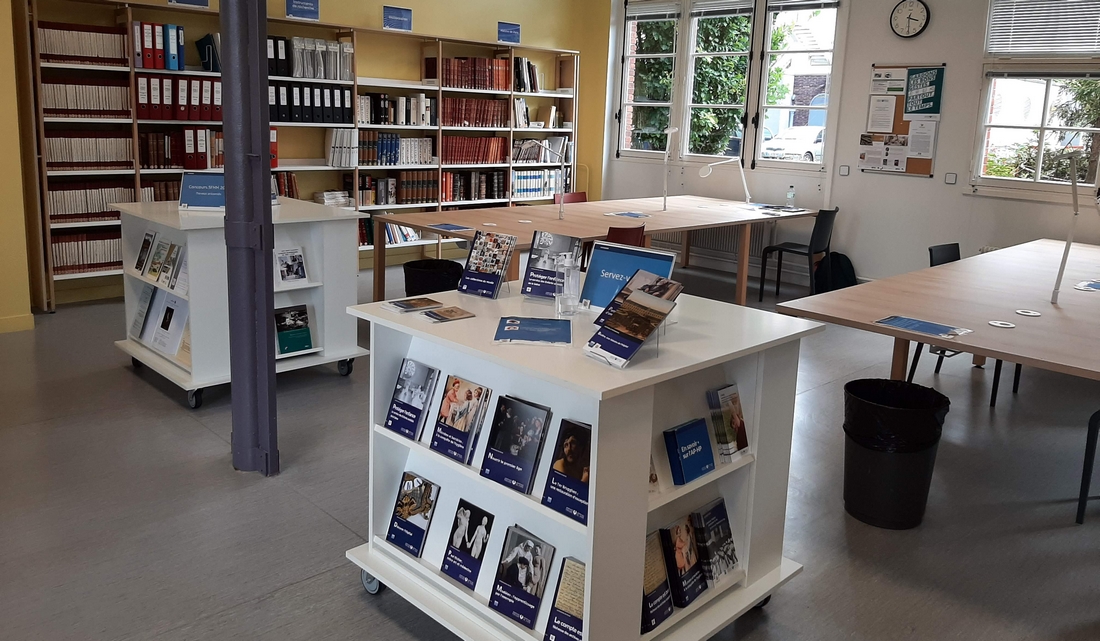 Salle de lecture mise à disposition du public. (Bruno Texier/Archimag) archives-hopitaux-paris-ap-hp-salle-lecture