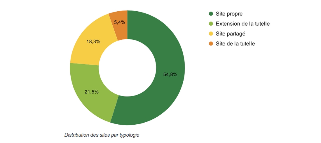 54,8 % des musées possèdent leur propre site web, accessible via un nom de domaine propre. (musees-responsables.karl-pineau) responsabilite-numerique-musee-france-site-web