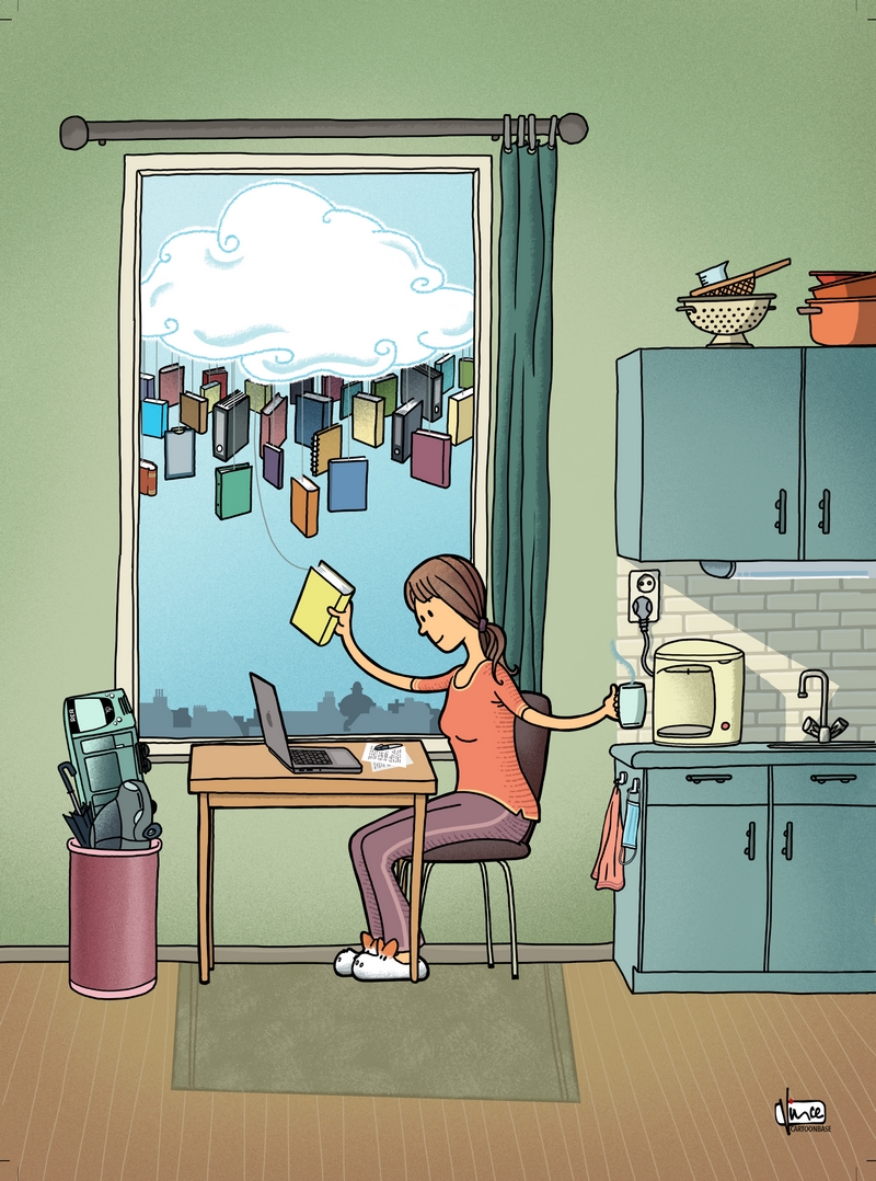 veille-documentation-teletravail-illustration