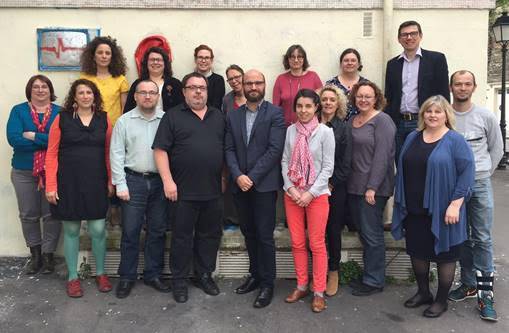 Pierre-Frédéric Brau (au centre) a été élu en mars 2016 nouveau président de l'Association des archivistes français : pas de bouleversement en perspective. (AAF) Pierre-Frédéric Brau (au centre) a été élu en mars 2016 nouveau président de l'Association des archivistes français : pas de bouleversement en perspective.