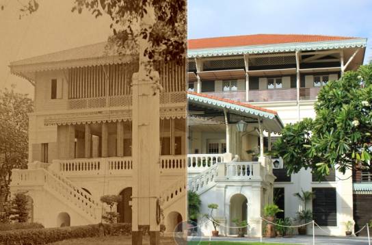 La résidence de France à Bangkok, l'ancienne ambassade de France en Thaïlande. (DR)