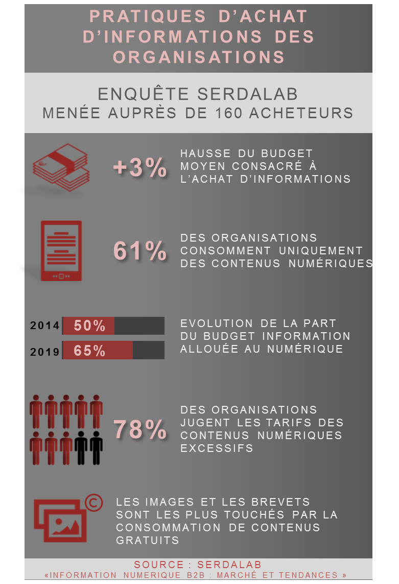 La cannibalisation du papier par le numérique en quelques chiffres. SerdaLab information numérique B2B