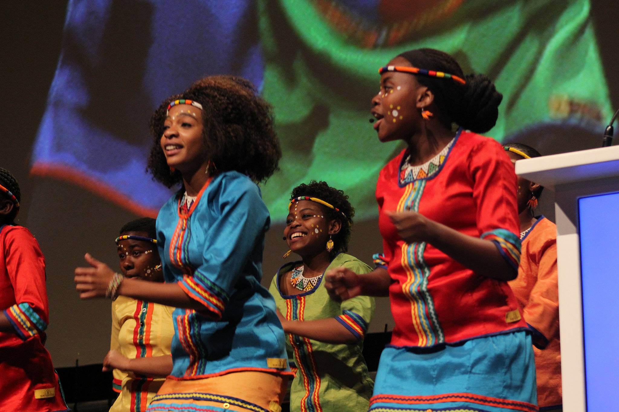 Festivités d'ouverture du congrès de l'Ifla 2015 à Cape Town, en Afrique du Sud. (Ifla)