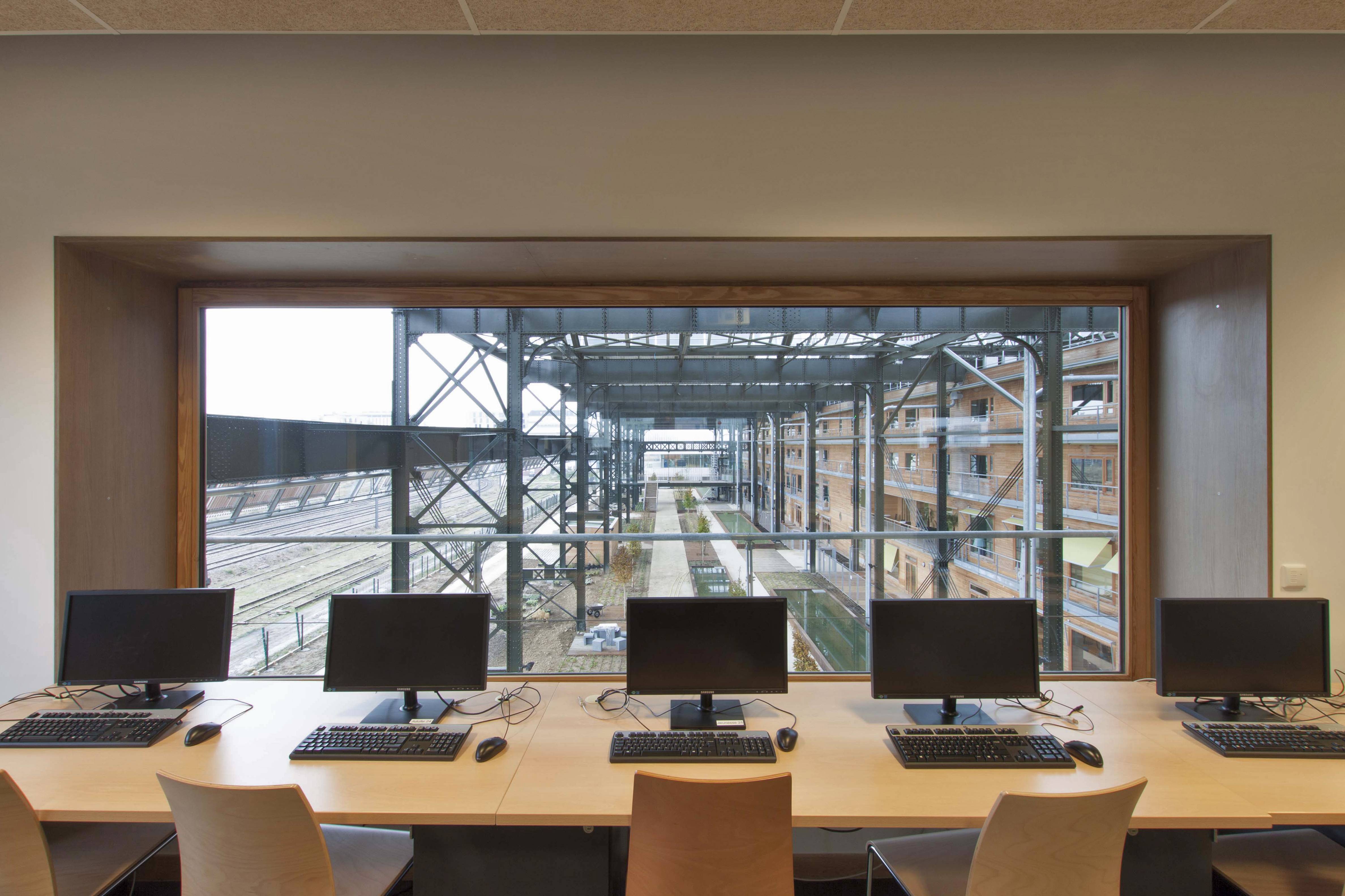 La bibliothèque Václav Havel et son éco-quartier. (Ville de Paris)