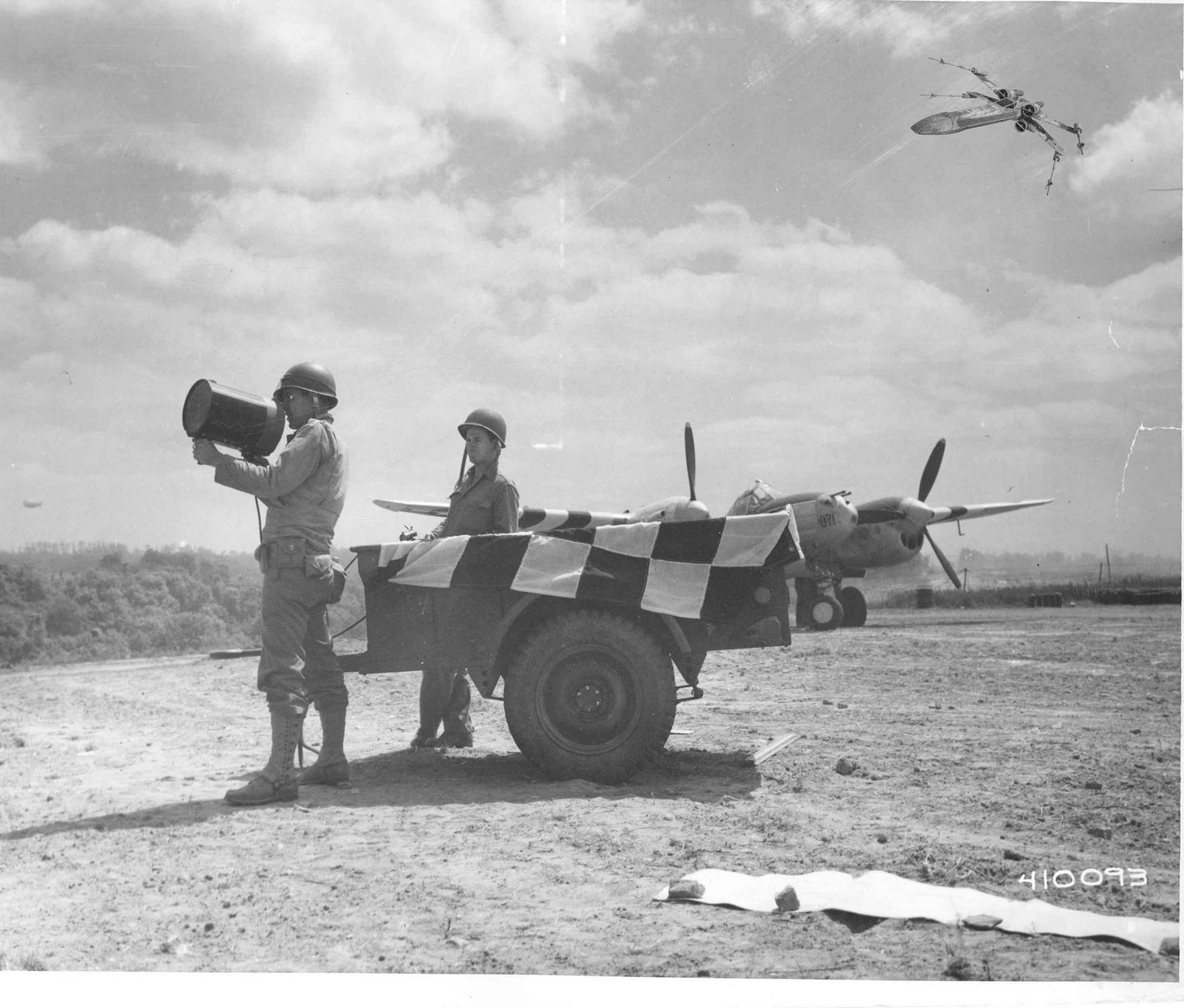 Star Wars s'infiltre dans les Archives du Débarquement de 1944. (Archives départementales de la Manche)