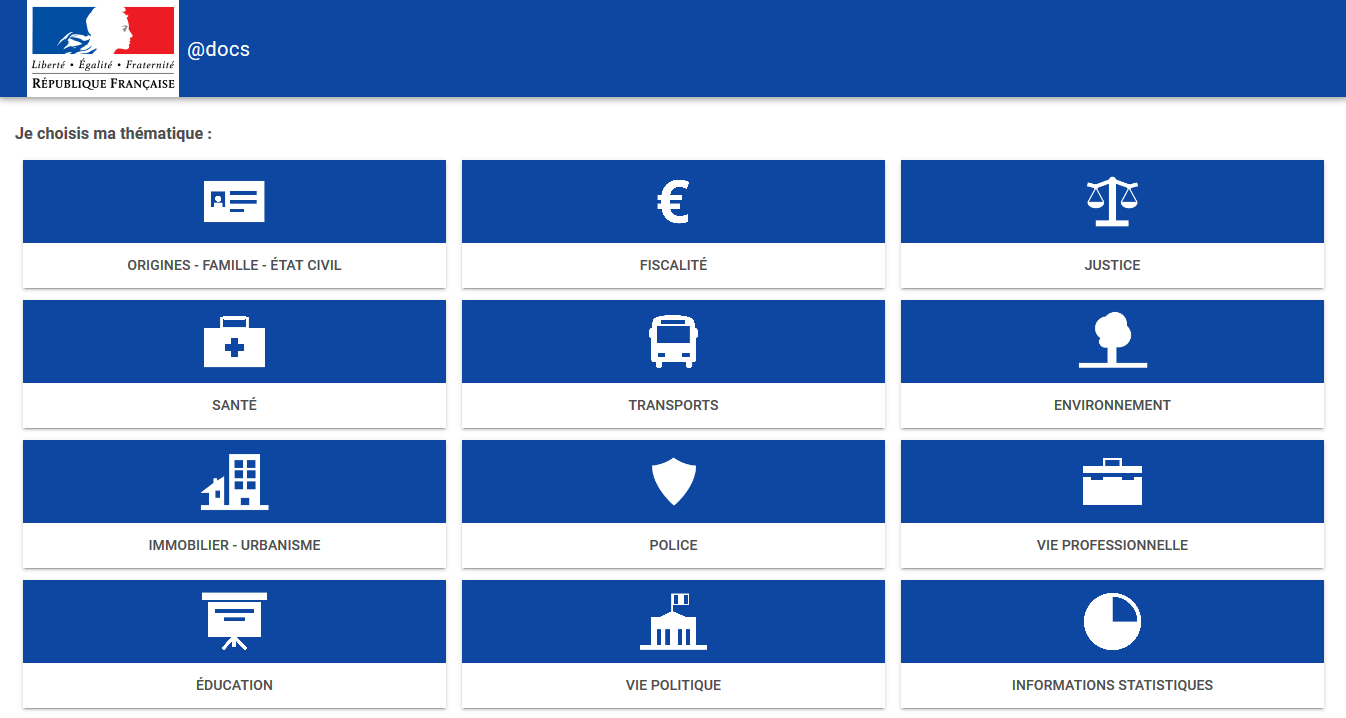 Lancement de @docs, la nouvelle application numérique de France Archives pour l'accès aux documents publics (DR) document, outil