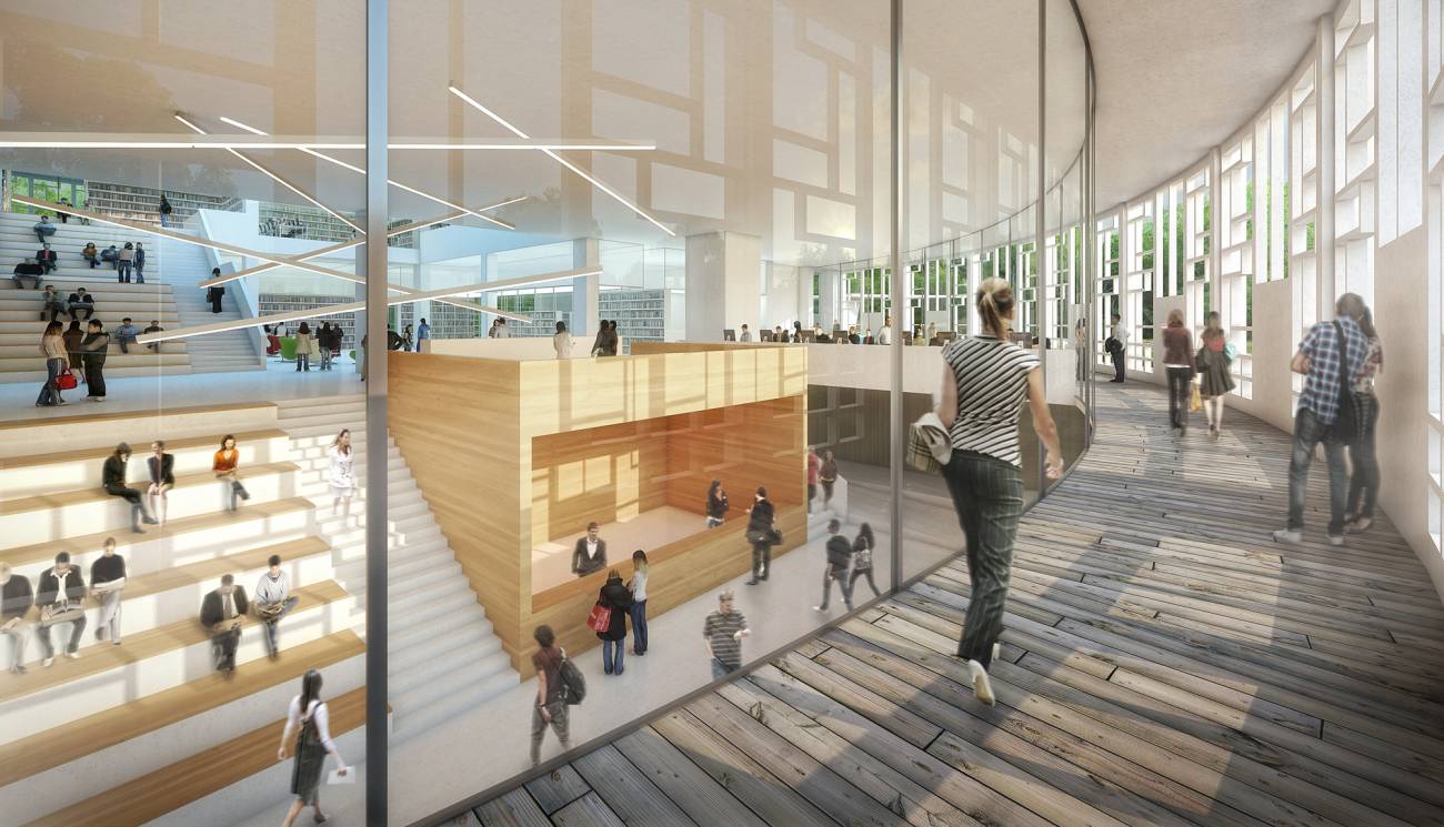 Le Lilliad Learning Center Innovation de Lille, à découvrir dans l'un des articles de ce dossier. (Auer Weber/VIZE)