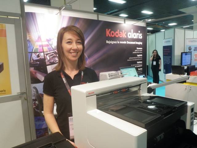 Karine Buisson-Gentilhomme, reponsable marketing de Document Imaging Solutions pour Kodak Alaris. (CJO/Archimag)