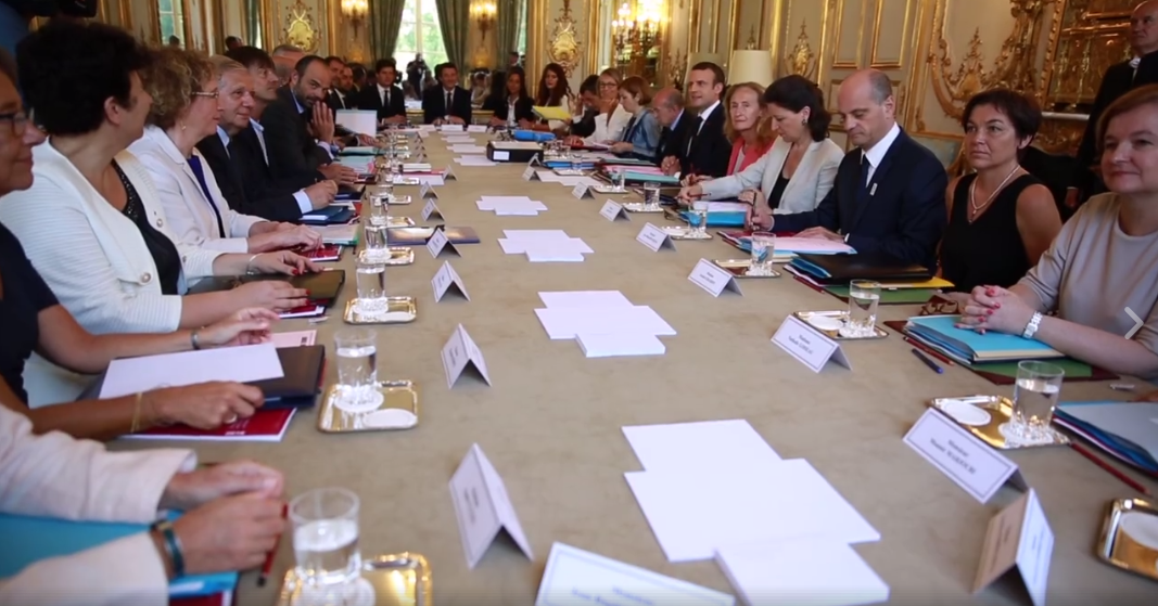 Séance du Conseil des ministres au Palais de l'Elysée (www.elysee.fr)