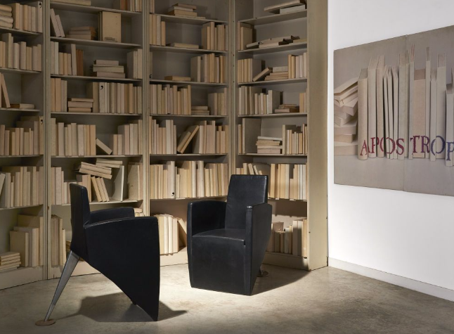 Le décor de l'émission Apostrophe réalisé par Michel Millecamps (Artcurial)