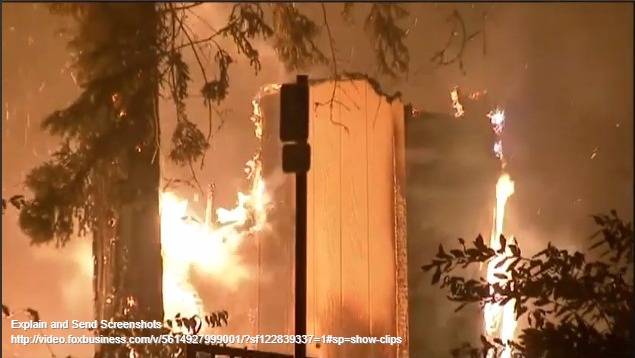Le site de Keysight Technologies a été partiellement détruit par les incendies (Fox Business Video)