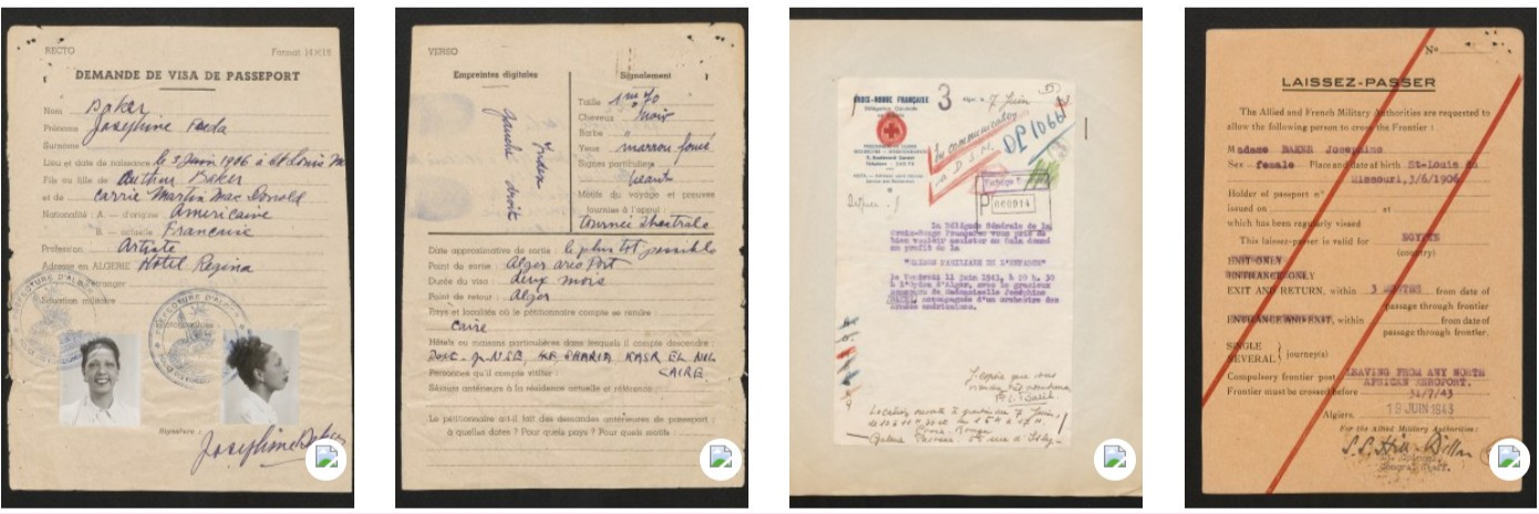 L'engagement patriotique de Joséphine Baker dans les archives militaires