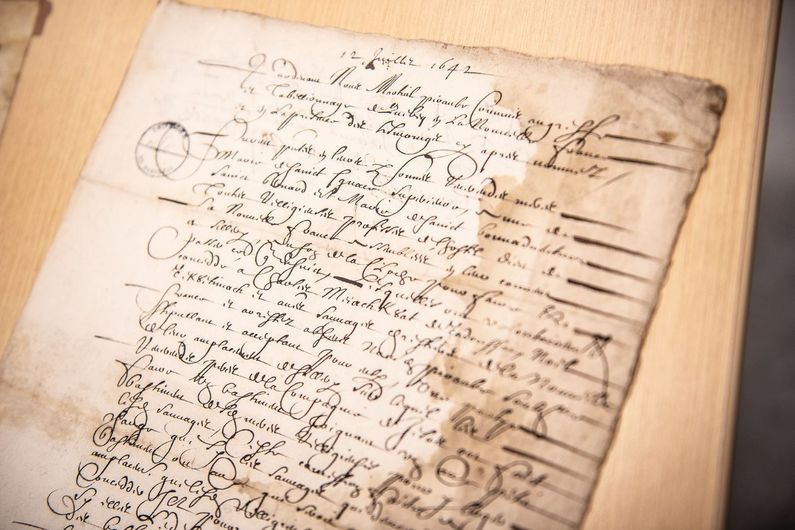 Un document issu du fonds Louis-François-Georges-Baby de l'Université de Montréal (Amélie Philibert, Université de Montréal) Comment-Quebec-utilise-intelligence-artificielle-faire-parler-archives