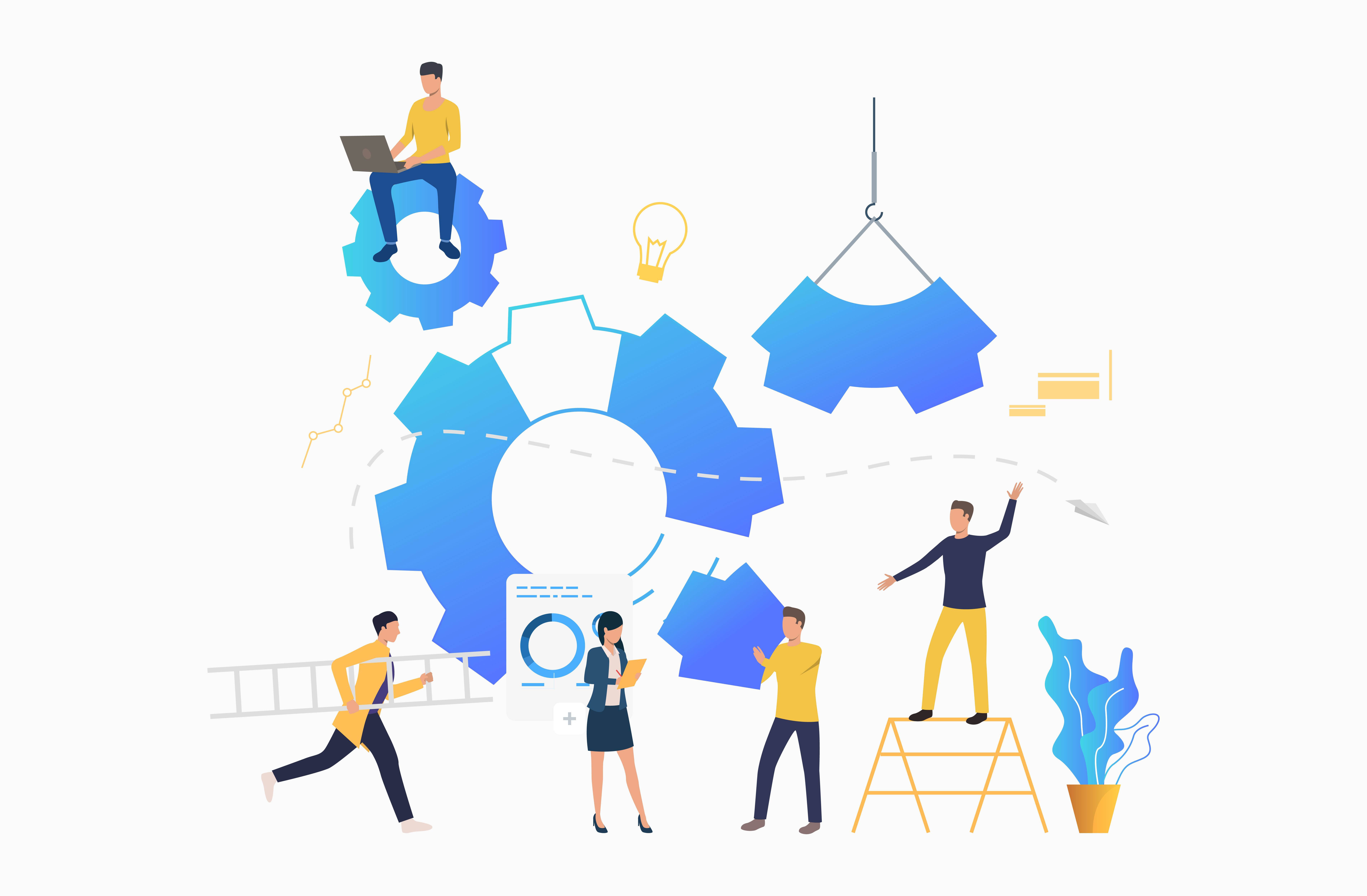 Cette offre de RPA-as-a-Service est née du constat que la RPA restait inaccessible pour bon nombre d’organisations qui n’ont pas les moyens d’investir dans cette technologie. Mains hommes ordinateur