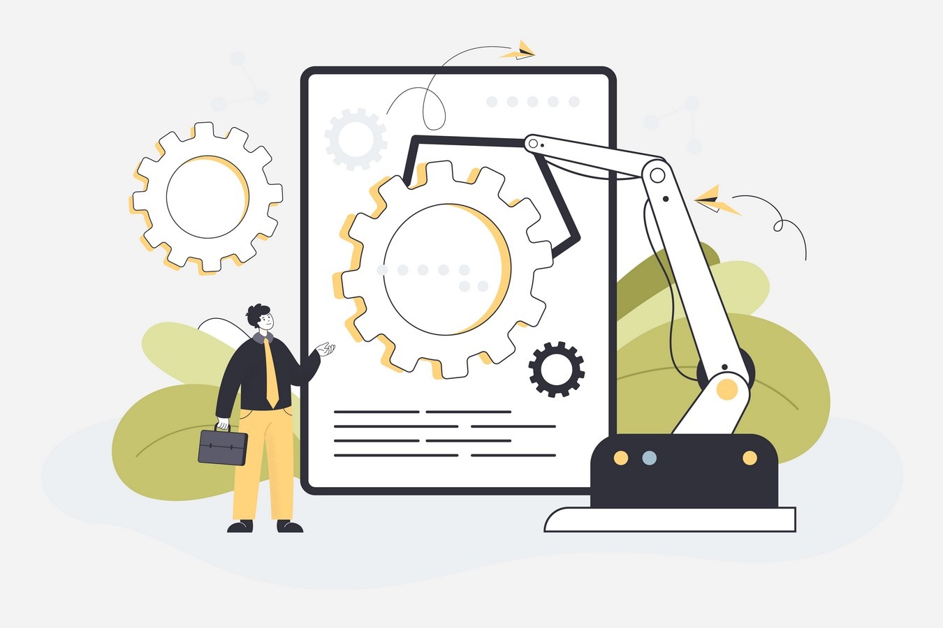 « Nous nous engageons dans l’écoconception de toutes nos solutions de dématérialisation des documents et d’automatisation des processus métier », explique Jean-Philippe Fontana, DSI d'Itesoft. (Pch.vector/Freepik) dematerialisation-automatisation-numerique-responsable