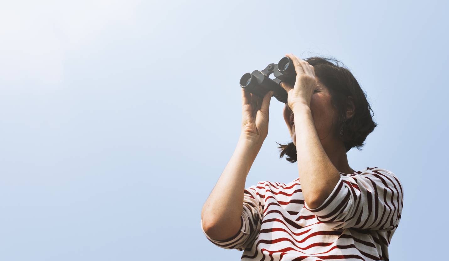 "La veille est et restera indissociable de l’innovation, du marketing digital, de la gestion de crise", assure Véronique Mesguich. (Photo d'illustration : Freepik/rawpixel.com) veille-jumelles