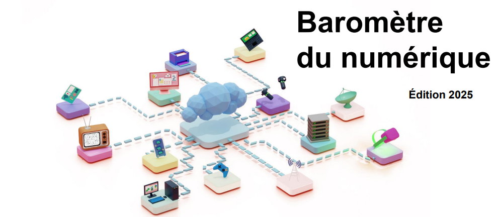 Le Baromètre du numérique est une enquête par sondage qui mesure l’adoption des équipements et des usages numériques dans la population française.