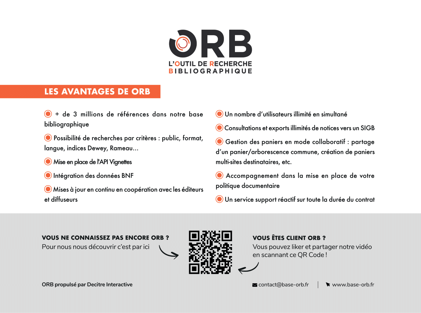 ORB (Outil de Recherche Bibliographique) centralise plus de 3,5 millions de références bibliographiques. (ORB) orb-outil-recherche-bibliographique-nosoli