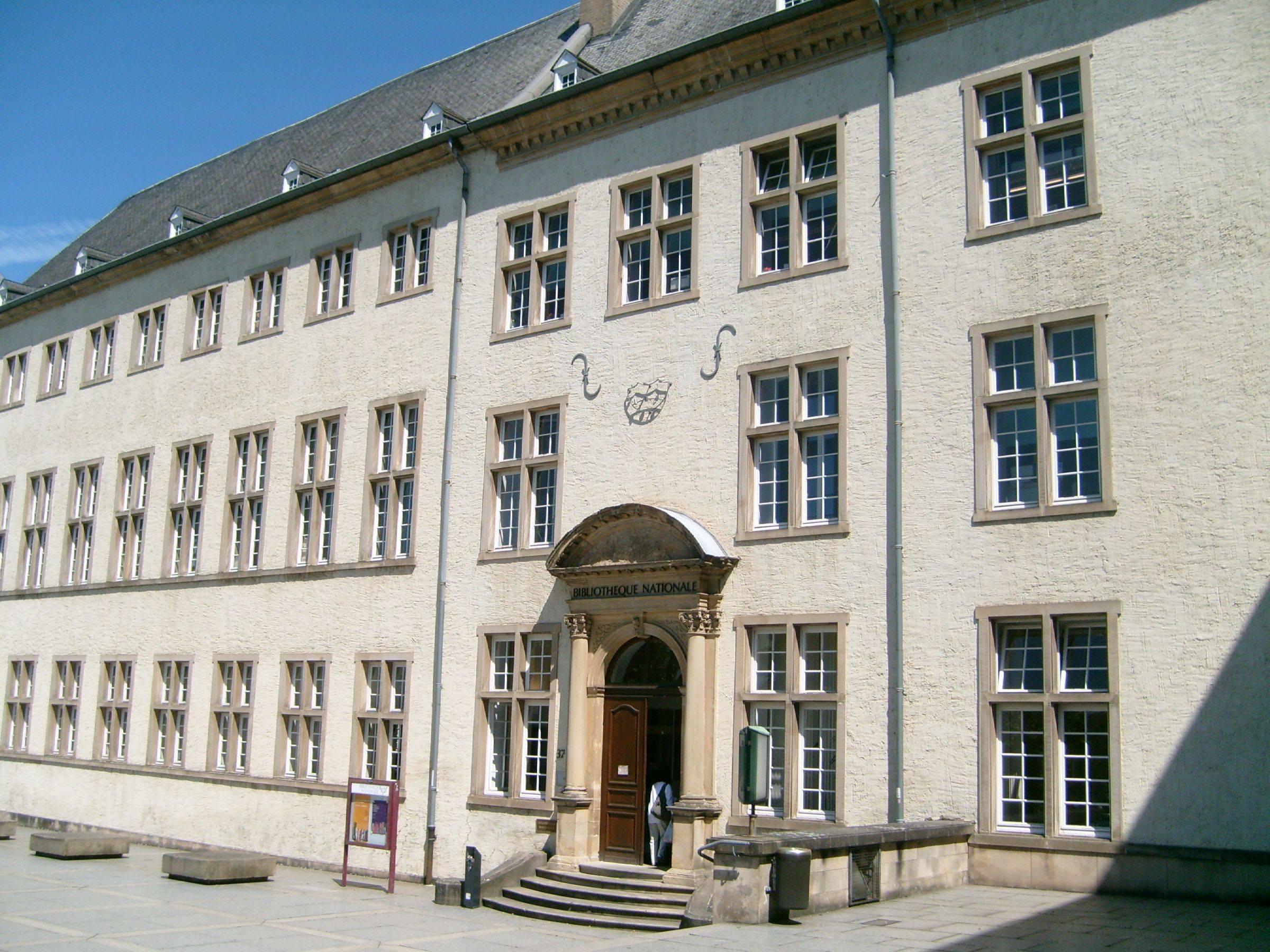La Bibliothèque nationale du Luxembourg (Wikipedia/PlayMistyForMe) bibliotheque-nationale-luxembourg