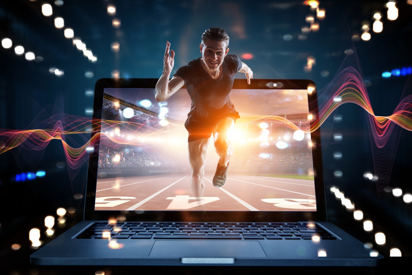 Nike a choisi Box pour optimiser sa gestion documentaire, en particulier en matière de sécurité et de collaboratif. (Freepik/Serg Nivens) homme-vetement-sport-running-course-exercice-fitness-entrainement-sante-lifestyle-ordinateur