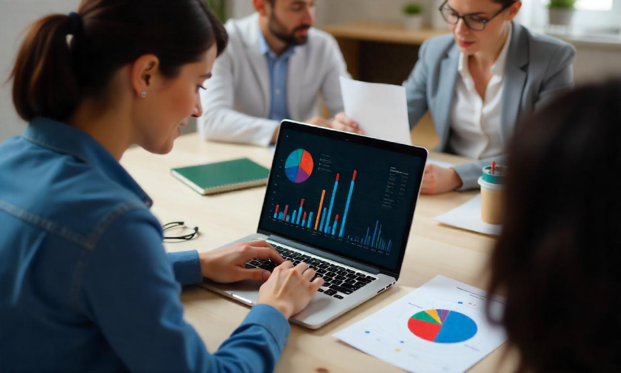 L'IA ne remplace pas l'expertise humaine, elle l'amplifie. Femme devant un ordinateur