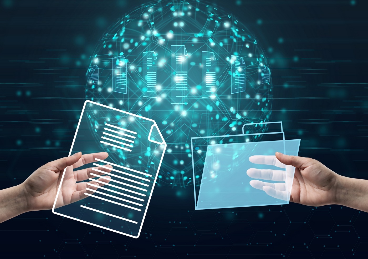 Docusign va collecter des données de clients pour entraîner son IA. (freepik/nndanko) Docusign-reconnait-utiliser-donnees-clients-pour-entrainer-IA-generative