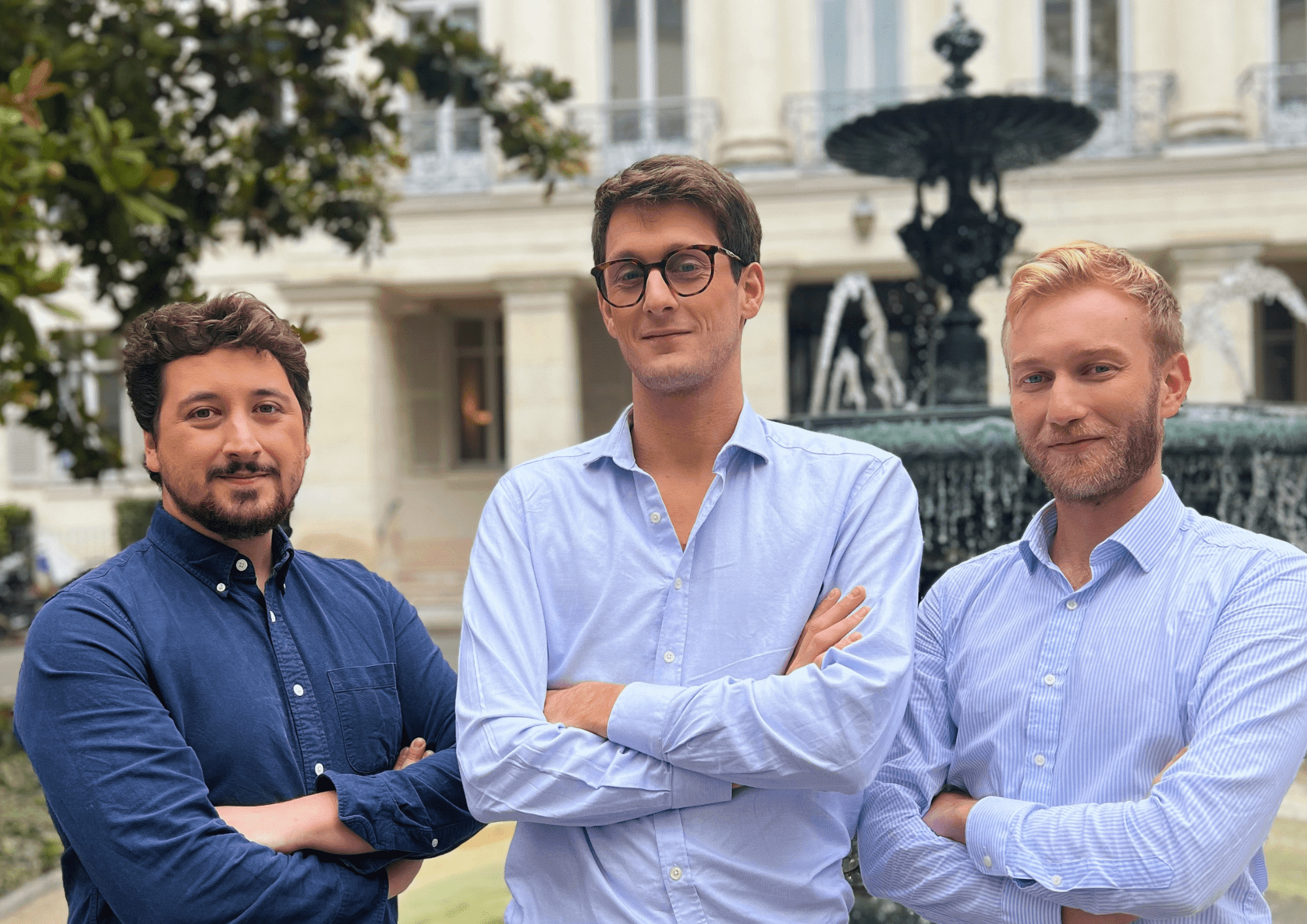 Marc de Beaucorps, Théophile du Portal et Pierre-Alexis Gouzien co-fondateurs de Finovox (Finovox) Fraude-documentaire-start-up-Finovox-leve-1,9-million-euros