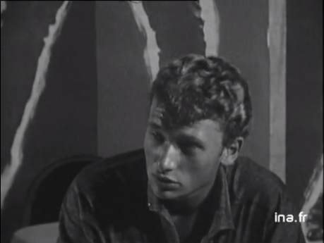 Johnnay Hallyday en 1961 (Ina)
