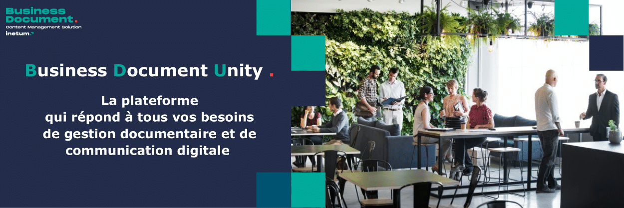 Mêlant CCM, GED, ECM et automatisation des processus documentaires, Business Document d’Inetum est une solution résolument transverse. (Inetum) inetu-business-document-ged-professionnels