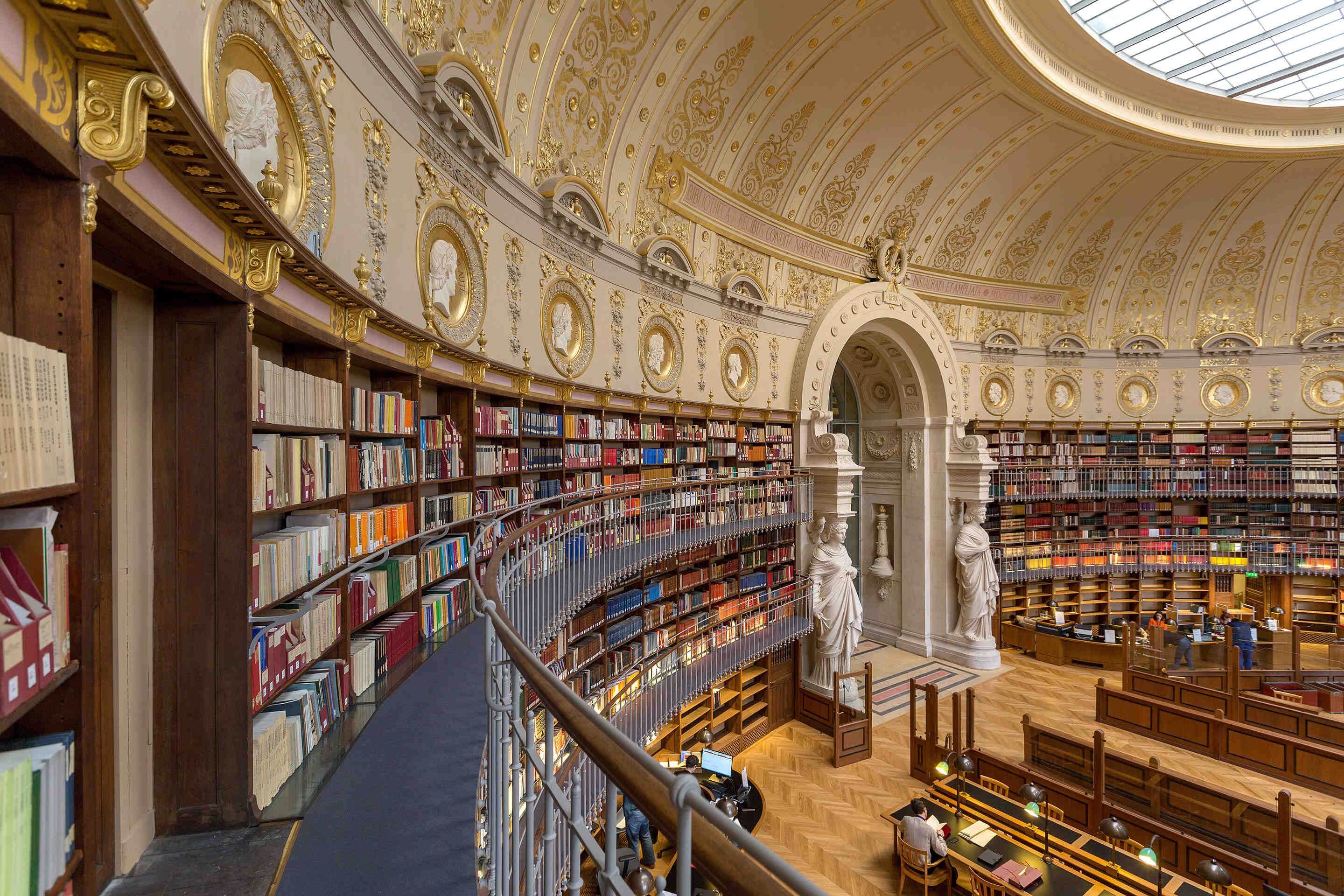 La salle Labrouste de l'INHA (© INHA - Émilie Groleau, 2017) INHA-publie-charte-science-ouverte