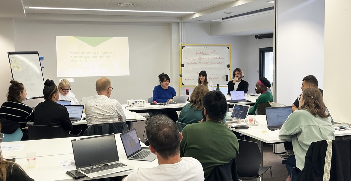 Des séances de formation organisées par Solidatech. (Solidatech)