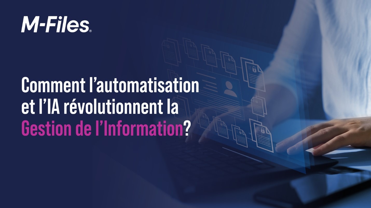 Avec M-Files et son assistant AI “Aino”, aidez vos collaborateurs à travailler plus intelligemment et efficacement. mfiles-ia