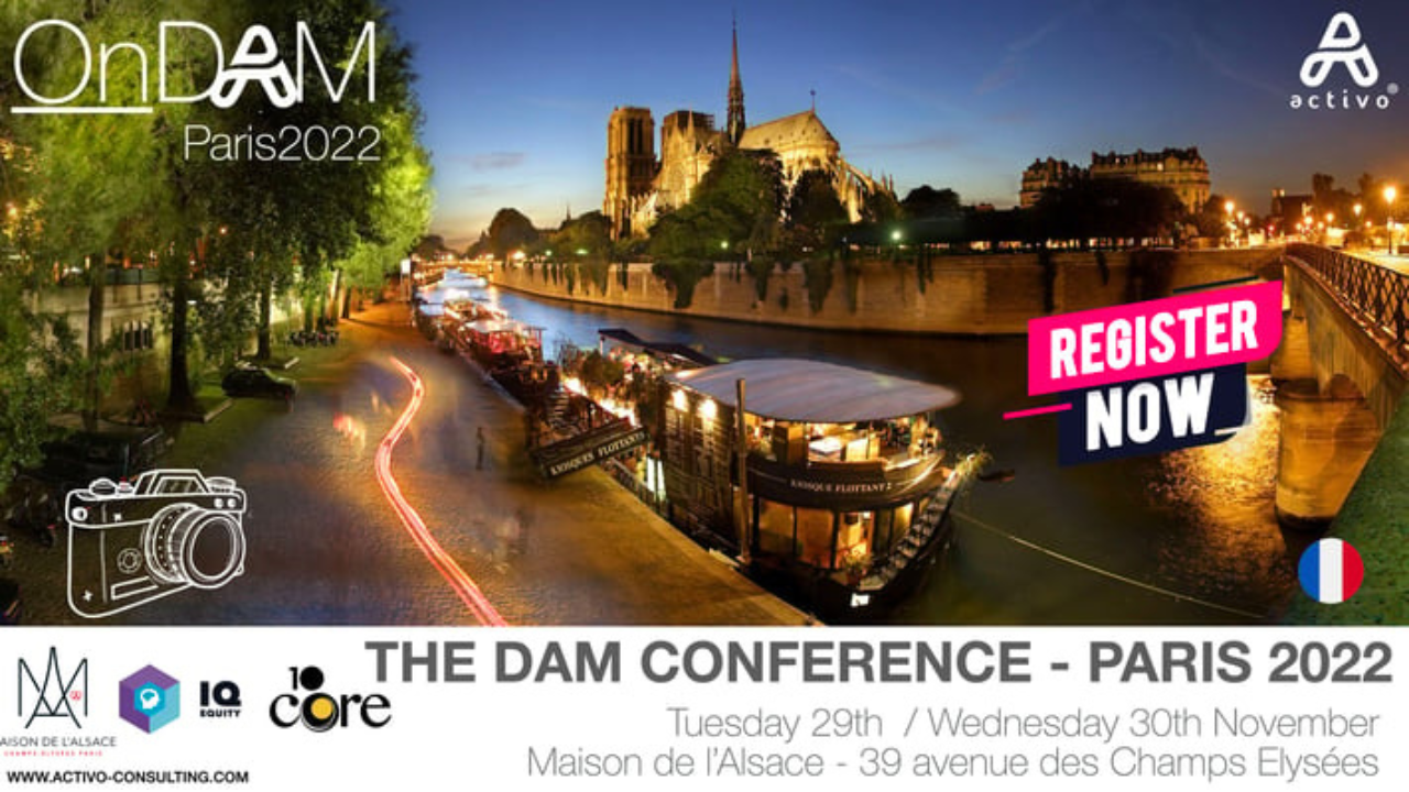 OnDAM Paris 2022 - La conférence100% DAM OnDAM Paris 2022 - La conférence100% DAM