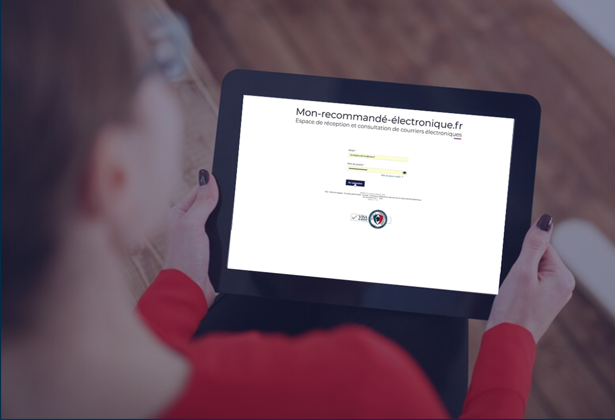 Exemple d'espace de réception et consultation de courriers électroniques Pourquoi passer à la lettre recommandée électronique