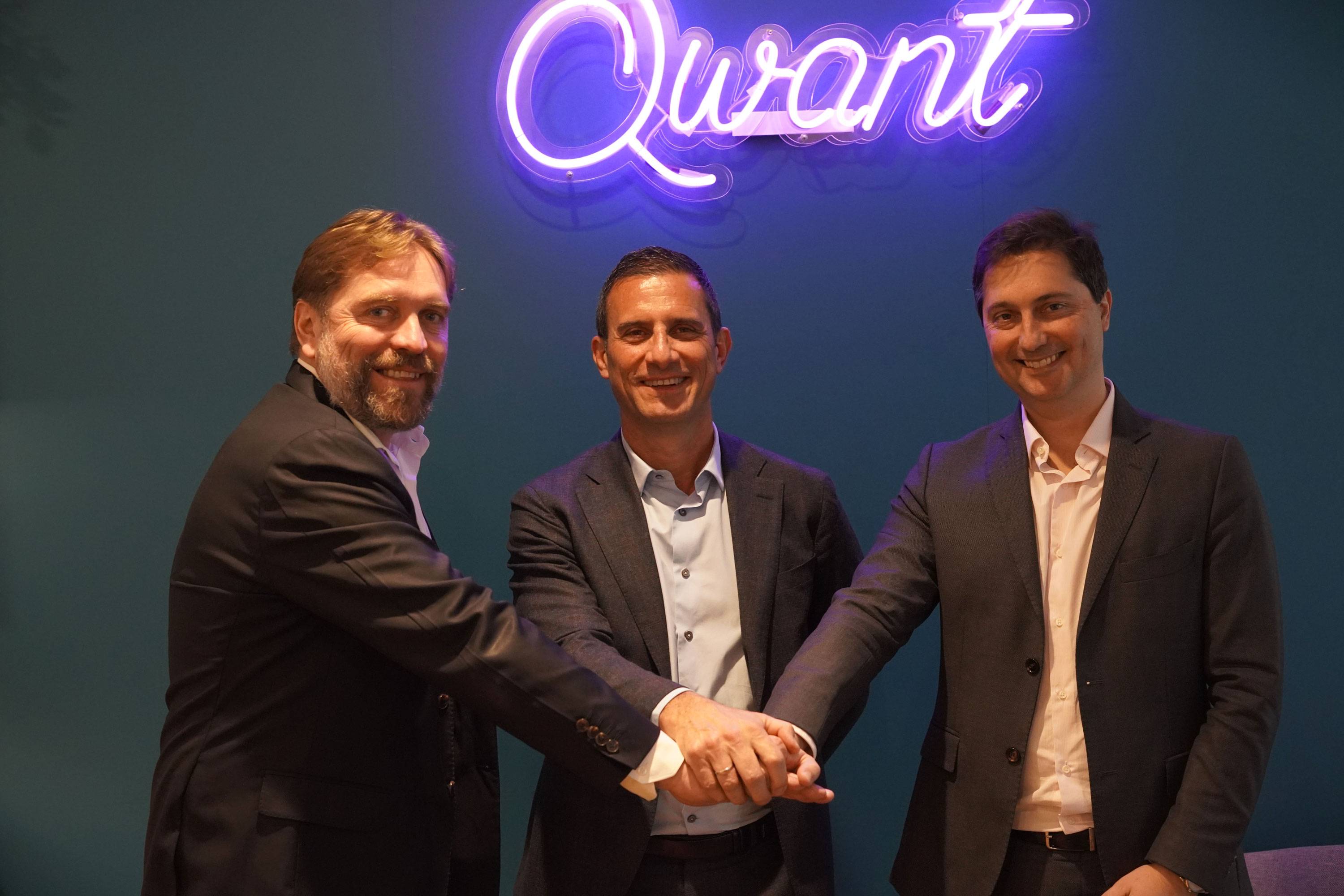 Eric Léandri, Jean-Claude Ghinozzi et Antoine Troesch (Qwant)