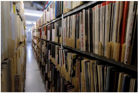 La discothèque de Radio France abrite 1,6 million de disques (Radio France / Claude Abramovitz)