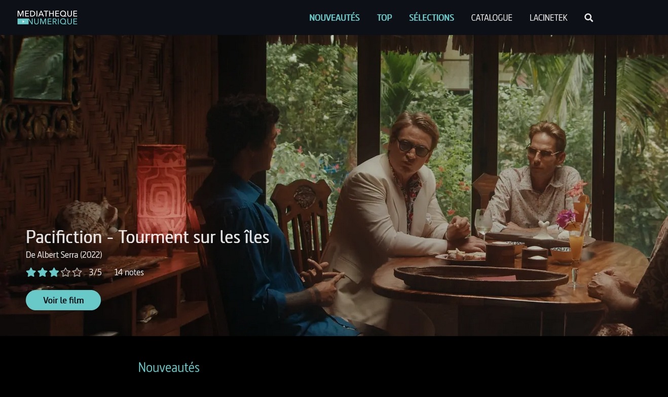 Page d’accueil de Médiathèque Numérique. (DR) ressources-numeriques-multimedia-mediatheques-bibliotheque