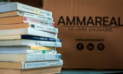 Libraire de livres d’occasion en ligne, Ammareal affiche un fort engagement social et environnemental. (Ammareal) ammareal-reprise-livres-occasion