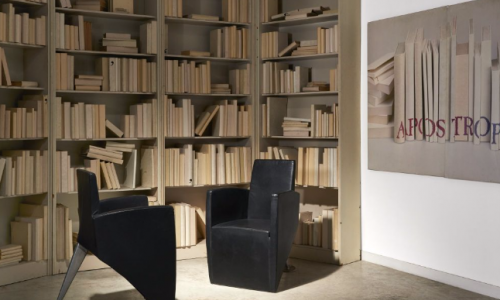Le décor de l'émission Apostrophe réalisé par Michel Millecamps (Artcurial)