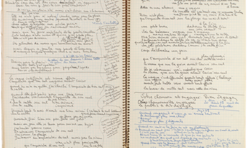 Le journal intime de Georges Brassens est estimé à 100 000/150 000 euros (Gros & Delettrez) archives-Georges-Brassens-bientot-vendues-encheres