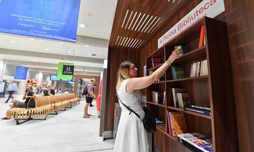 La "Picina bibliuteca" en gare de Monaco (Monaco, Direction de la Communication - Michael Alesi)